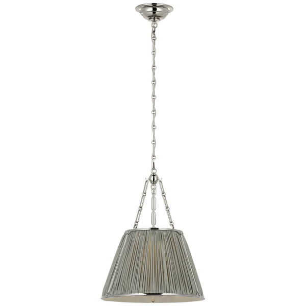 manufacturer_finish:Polished Nickel|manufacturer_glass:9 x 15.5 x 10.25 Mist Silk Pleat