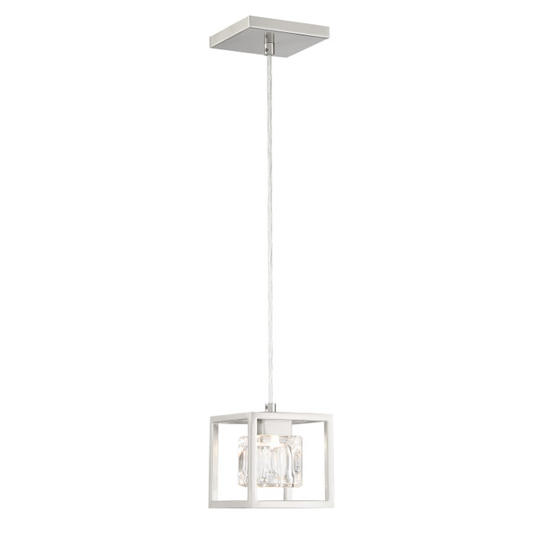 George Kovacs - P1861-084-L - LED Mini Pendant - San Marin - Brushed Nickel