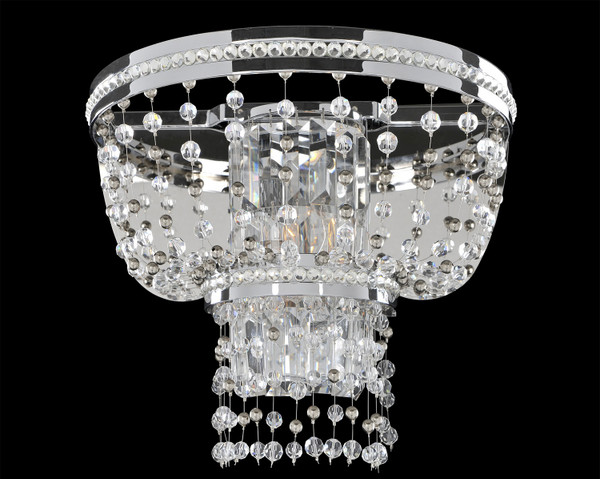 Allegri - 020320-010-FR001 - Two Light Wall Bracket - Capri - Chrome