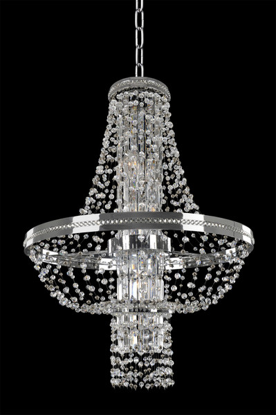 Allegri - 020371-010-FR001 - Eight Light Pendant - Capri - Chrome