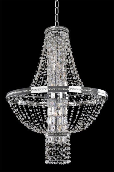 Allegri - 020372-010-FR001 - Ten Light Pendant - Capri - Chrome