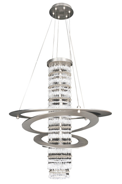 Allegri - 022550-009-FR001 - Five Light Pendant - Giovanni - Brushed Nickel