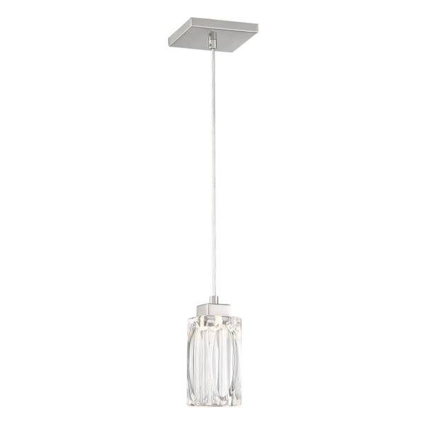 George Kovacs - P1871-084-L - LED Mini Pendant - Putnam Place - Brushed Nickel