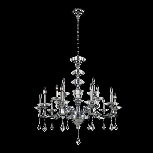 Allegri - 027752-010-FR001 - 12 Light Chandelier - Cosimo - Chrome