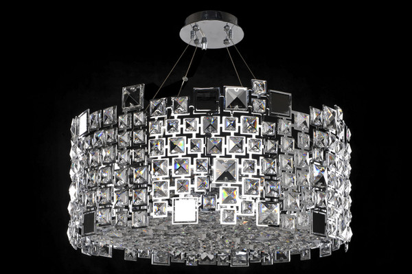 Allegri - 028953-010-FR001 - Eight Light Pendant - Dolo - Chrome