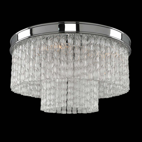Allegri - 029540-010 - Five Light Flush Mount - Savena - Chrome