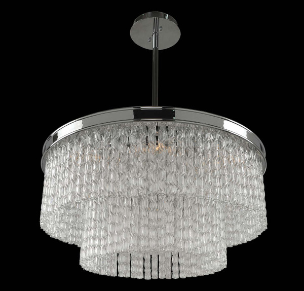 Allegri - 029542-010 - Eight Light Pendant - Savena - Chrome