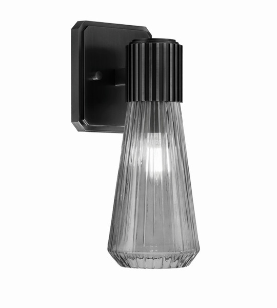 Toltec Lighting - 4821-MB-882 - One Light Wall Sconce - Everleigh - Matte Black