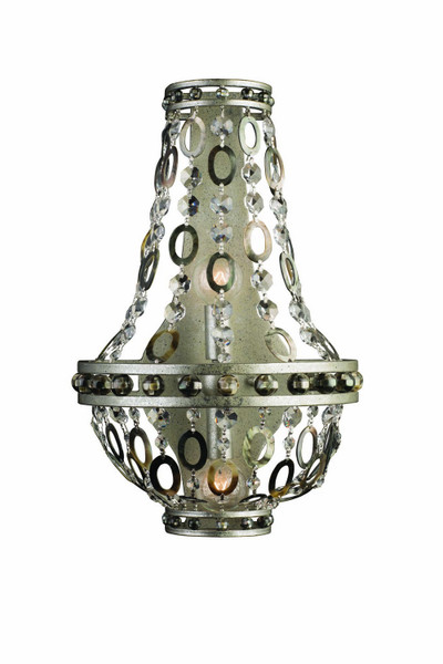 Allegri - 029921-042 - Two Light Wall Sconce - Lucia - Vintage Silver Leaf