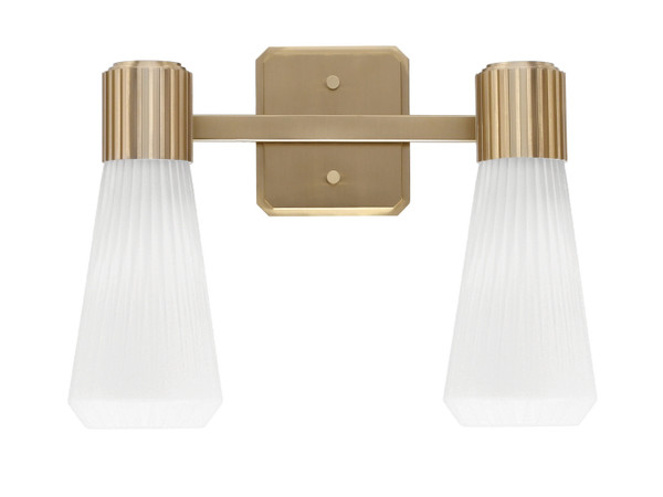 Toltec Lighting - 4822-NAB-881 - Two Light Bath Bar - Everleigh - New Age Brass