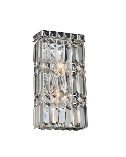 Allegri - 035020-010-FR001 - Two Light Wall Sconce - Rettangolo - Chrome