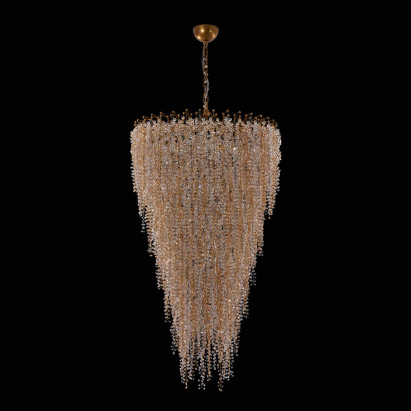 Allegri - 040555-062-FR008 - 36 Light Foyer Pendant - Fuji - True Brass