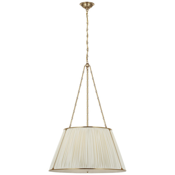 manufacturer_finish:Hand-Rubbed Antique Brass|manufacturer_glass:18 x 28 x 16 Silk Pleat