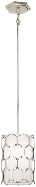 George Kovacs - P1891-613 - One Light Mini Pendant - Missing Link - Polished Nickel
