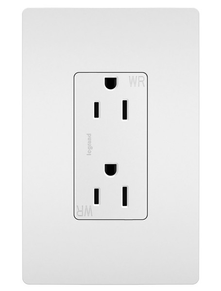 Legrand - 885TRWRW - Outdoor Outlet - radiant - White