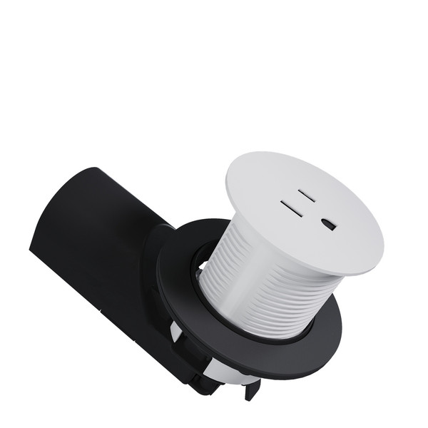 Legrand - CP498TR15W - Single Kitchen Countertop Outlet TR 15A 125V - radiant - White