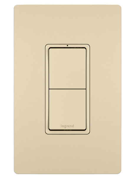 Legrand - RCD11I - Two Single-Pole Switches - radiant - Ivory