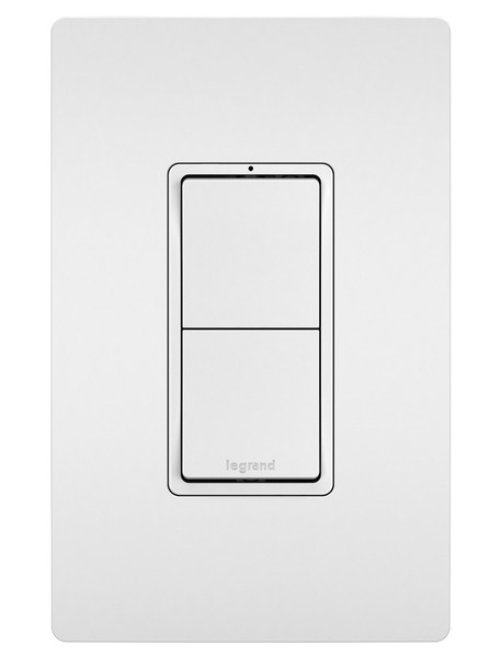 Legrand - RCD11W - Two Single-Pole Switches - radiant - White