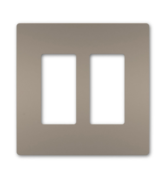Legrand - RWP262NI - Two-Gang Screwless Wall Plate - radiant - Nickel