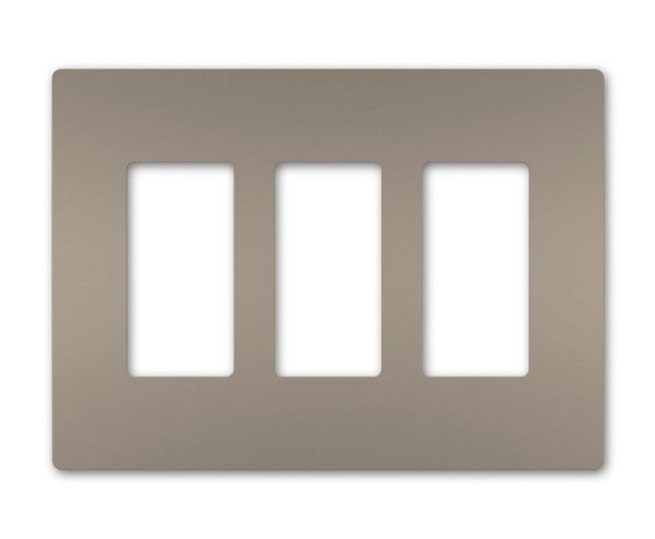 Legrand - RWP263NI - Three-Gang Screwless Wall Plate - radiant - Nickel
