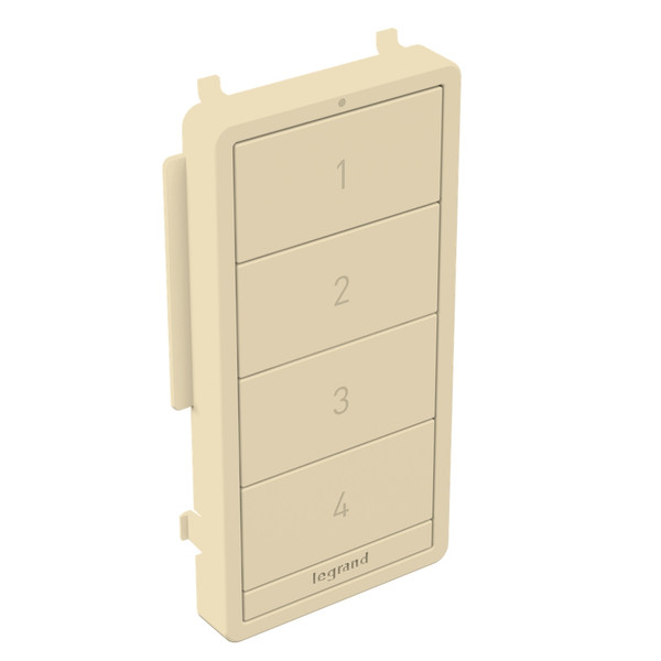Legrand - WNRCB40CKITIV - Smart Scene Controller with Netatmo Color Change Kit - radiant - Ivory
