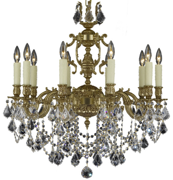 manufacturer_finish:French Gold Glossy|light_source:Incandescent|crystal:A - Precision Clear French Pendaloque Crystal