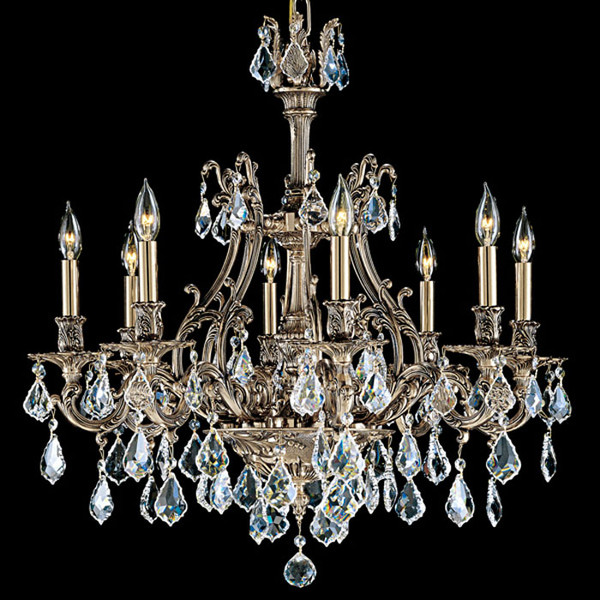 manufacturer_finish:Polished Brass w/Black Inlay|light_source:Incandescent|crystal:French Pendaloque Precision