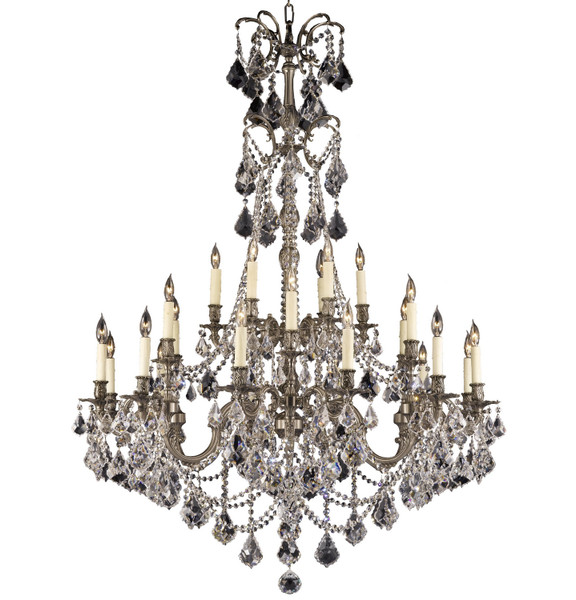 manufacturer_finish:Antique Silver|light_source:Incandescent|crystal:French Pendaloque Precision