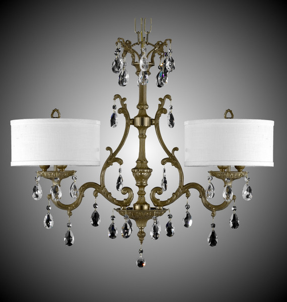 manufacturer_finish:True Brass|manufacturer_glass:Hard Linen Hardback|light_source:Incandescent|crystal:Oval Precision