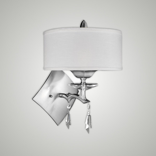 manufacturer_finish:Pewter|manufacturer_glass:Hard Linen Hard Back Fabric Shade|light_source:Incandescent|crystal:G - Precision Clear Glacial Drop Crystal