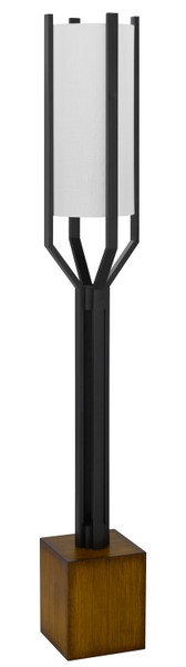 Cal Lighting - BO-3233FL - One Light Floor Lamp - Woodsmere - Matte Black/Wood