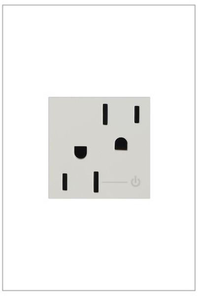 Legrand - ARCH152W10 - 15A Tamper-Resistant Half-Controlled Outlet - adorne - White