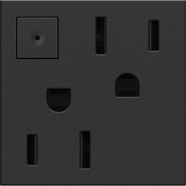 Legrand - ARPS152G4 - 15A Energy-Saving On/Off Outlet - adorne - Graphite