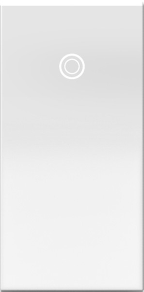 Legrand - ASPD1531W4 - Paddle Switch Half-Size with Microban - adorne - White