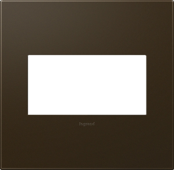 Legrand - AWP2GBR4 - Two-Gang Screwless Wall Plate - adorne - Bronze