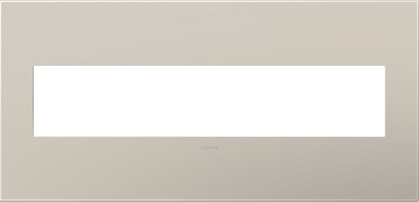 Legrand - AWP5GGG1 - Five-Gang Screwless Wall Plate - adorne - Greige