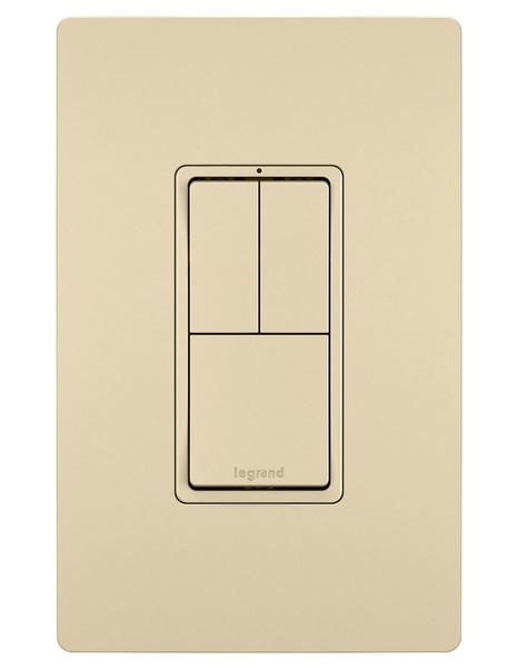 Legrand - RCD113I - Two Single-Pole Switches and Single Pole/3-Way Switch - radiant - Ivory
