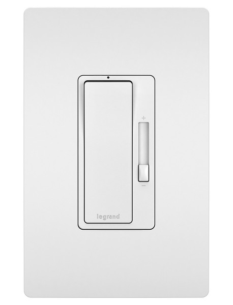 Legrand - RHLV1103PW - 120V 1100VA Magnetic Low-Voltage Single Pole/3-Way Dimmer - radiant - White