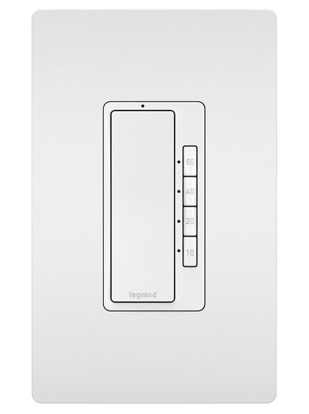 Legrand - RT2W - 4-Button Digital Timer - radiant - White