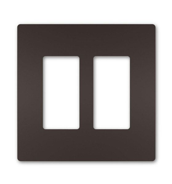 Legrand - RWP262DBCC6 - Two-Gang Screwless Wall Plate - radiant - Dark Bronze