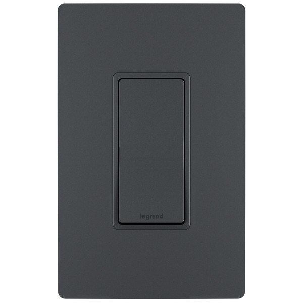 Legrand - TM870GCC10 - 15A Single-Pole Switch - radiant - Graphite