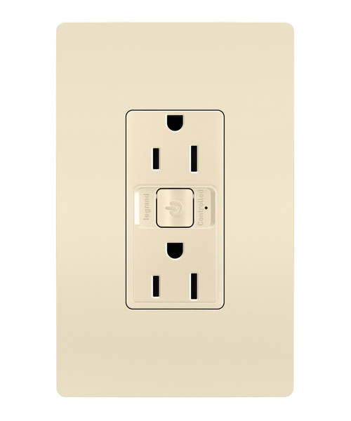 Legrand - WNRR15LA - Smart 15A Outlet with Netatmo - radiant - Light Almond