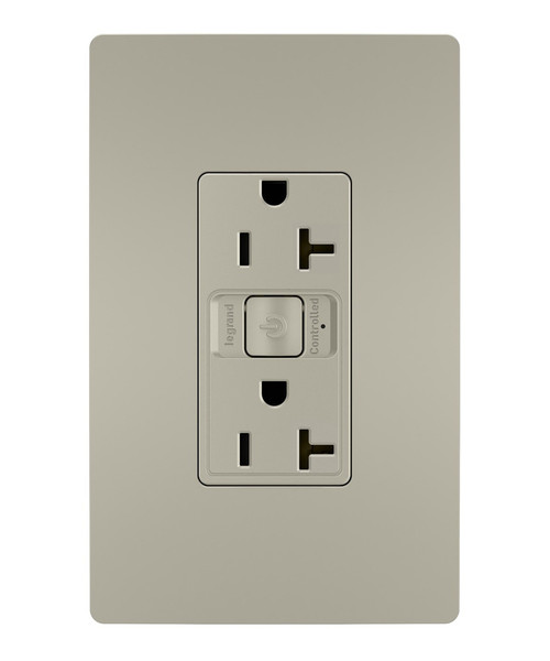 Legrand - WNRR20NI - Smart 20A Outlet with Netatmo - radiant - Nickel