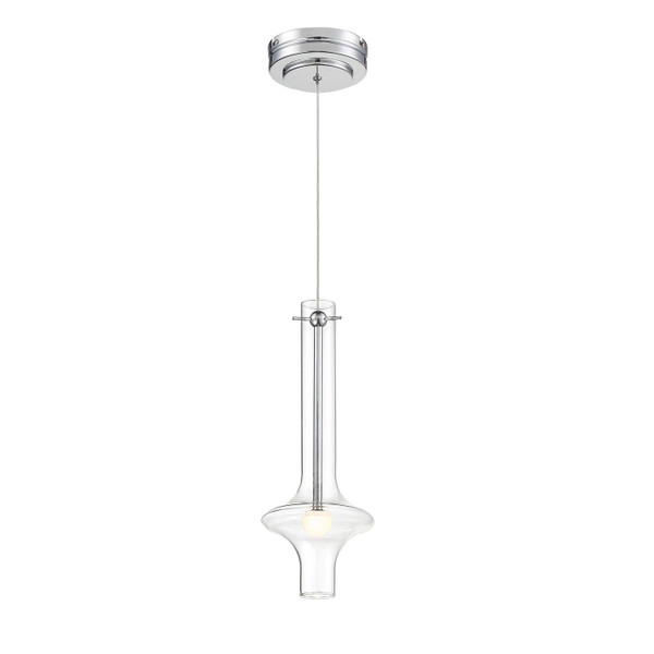 George Kovacs - P22-077-L - LED Pendant - Bottleneck - Chrome