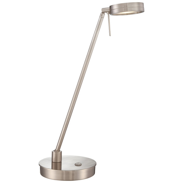 George Kovacs - P4306-084 - LED Table Lamp - George's Reading Room - Brushed Nickel