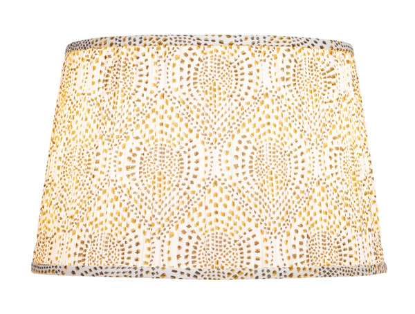 Currey and Company - 0900-6019 - Lamp Shade - Lenore - Gold/Brown/Ivory