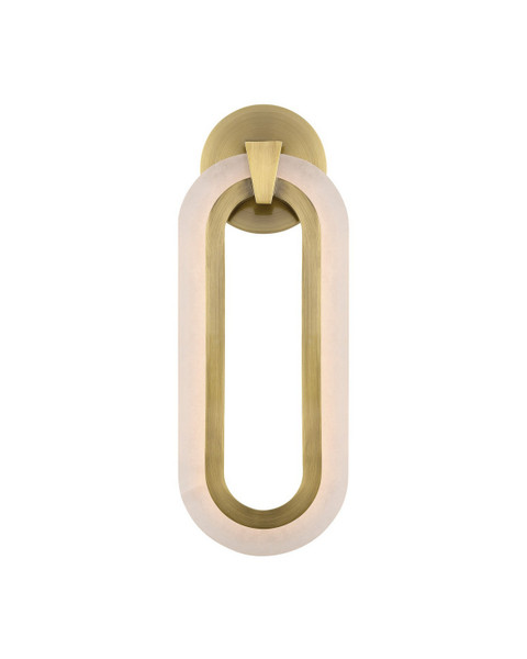 Currey and Company - 5900-0060 - LED Wall Sconce - Aurora - Natural/Polished Antique Brass