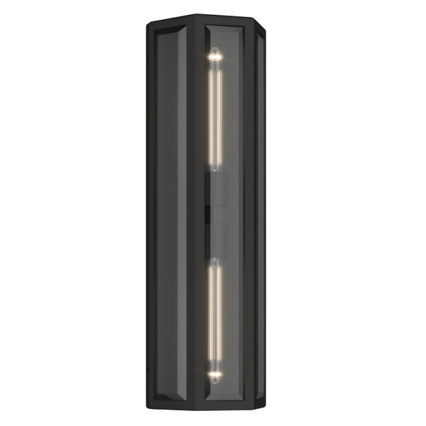 Kichler - 59216BKT - Two Light Outdoor Wall Mount - Berens - Textured Black