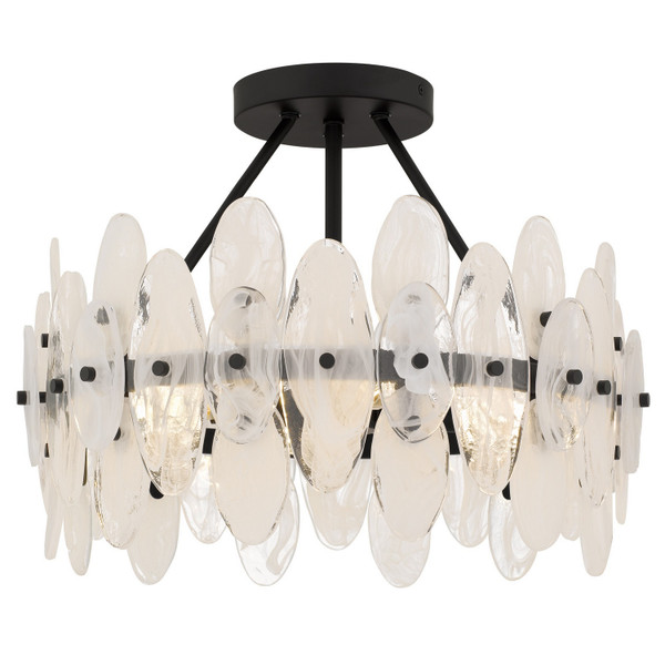 Quoizel - ABI1718MBK - Four Light Semi-Flush Mount - Abigail - Matte Black