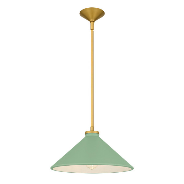 Quoizel - BRADG1814BRG - One Light Pendant - Bradbury - Brushed Gold